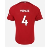 Dres Liverpool Virgil van Dijk #4 Domaci 2022-23 Kratak Rukav